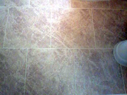 Professionally installed tile